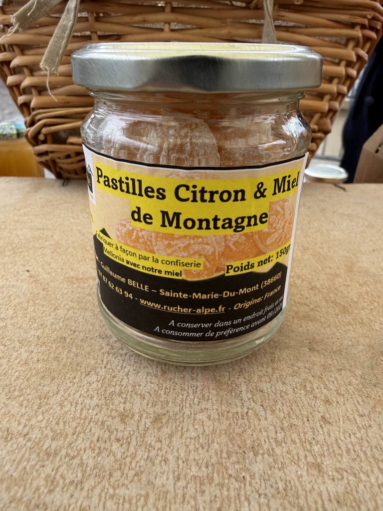 Pastilles citron & miel de montagne